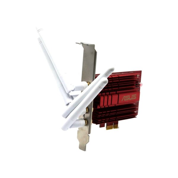 ASUS PCE-AC88 WLAN-Karte 802.11a/b/g/n/ac 2.4/5 GHz WiFi PCIe 1x  #318066