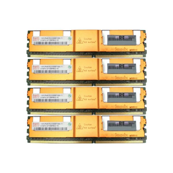 Hynix 4 GB (4x1GB) DDR2-667 FB-DIMM PC2-5300F HYMP512F72BP8N2-Y5   #318172