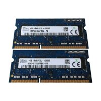 SK Hynix 8 GB (2x4GB) DDR3L-1600 SO-DIMM PC3L-12800S...