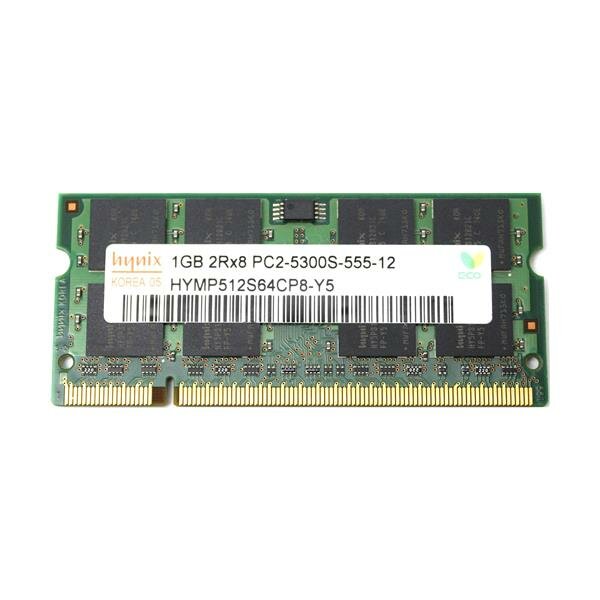 Hynix 1 GB (1x1GB) DDR2-667 SO-DIMM PC2-5300S HYMP512S64CP8-Y5   #319151