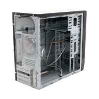 Micro-ATX PC-Gehäuse MidiTower USB 2.0 schwarz   #319182