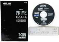 ASUS Prime X299-A - Handbuch - Blende - Treiber CD   #319452