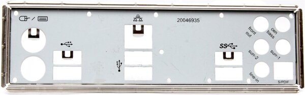 Medion Akoya P4385 D MS-7707 Ver. 1.1 - Blende - Slotblech - IO Shield   #321322