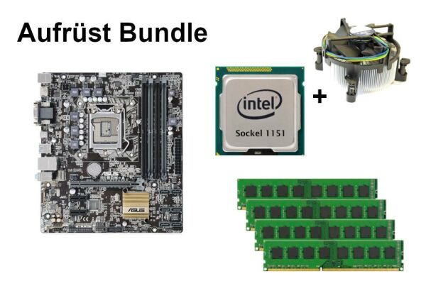 Bundle ASUS B150M-A + Intel Core i3 + 8GB - 32GB RAM