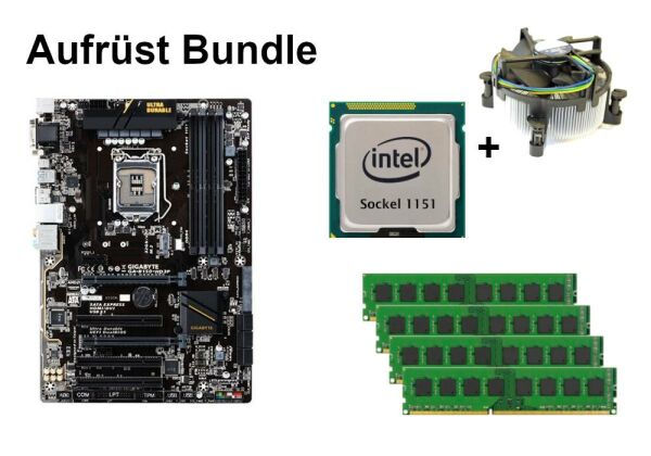 Bundle Gigabyte GA-B150-HD3P + Intel Core i3 + 8GB - 32GB RAM