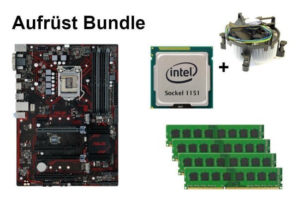 Bundle ASUS Prime B250-Plus + Intel Core i3 + 8GB - 32GB RAM