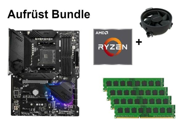 Bundle MSI MPG B550 Gaming Plus + AMD Ryzen 7 / Ryzen 9 + 8GB - 32GB RAM