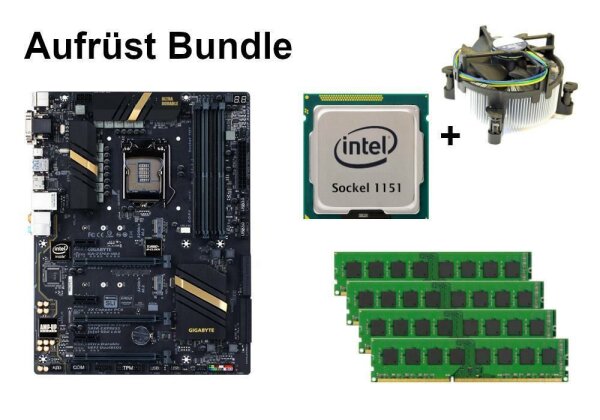 Bundle Gigabyte GA-Z170X-UD3 + Intel Core i5 + 8GB - 32GB RAM