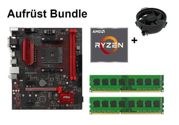 Bundle MSI A320M Gaming Pro + AMD Ryzen 7 + 8GB - 32GB RAM