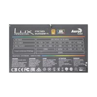 AeroCool Lux RGB 650M ATX Netzteil 650 Watt teilmodular...