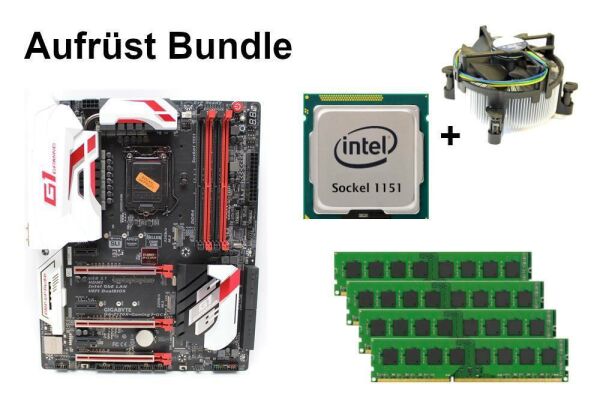 Bundle Gigabyte GA-Z170X-Gaming 7-OC + Intel Core i7 + 8GB - 32GB RAM