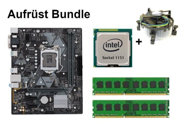 Bundle ASUS Prime B360M-K + Intel Core i7 + 8GB - 32GB RAM