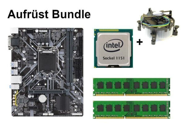 Bundle Gigabyte B360M D2V Rev.1.0 + Intel Core i7 + 8GB - 32GB RAM