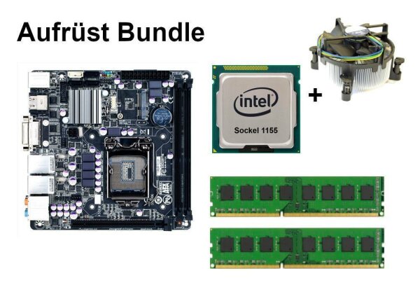 Bundle Gigabyte GA-B75N Rev.1.0 + Intel Core i3 + 8GB - 16GB RAM