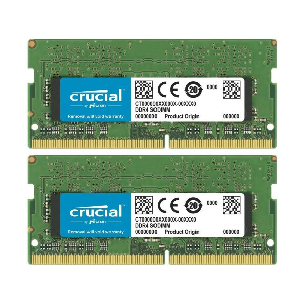 Crucial 8 GB (2x4GB) DDR4-2133 SO-DIMM PC4-17000U CT4G4SFS8213   #322648