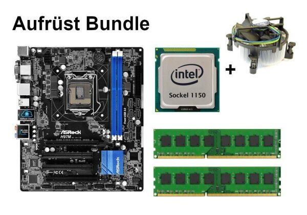 Bundle ASRock H97M + Intel Celeron / Pentium + 8GB - 16GB RAM