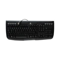 Logitech Internet 350 Keyboard Tastatur USB DE schwarz...