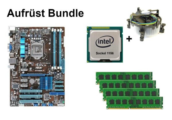 Bundle ASUS P7H55-V + Intel Core i3 + 8GB - 32GB RAM