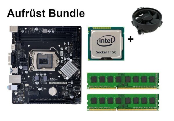 Bundle Biostar H81MHV3 2.0 Ver.7.0 + Intel Celeron / Pentium + 8GB - 16GB RAM