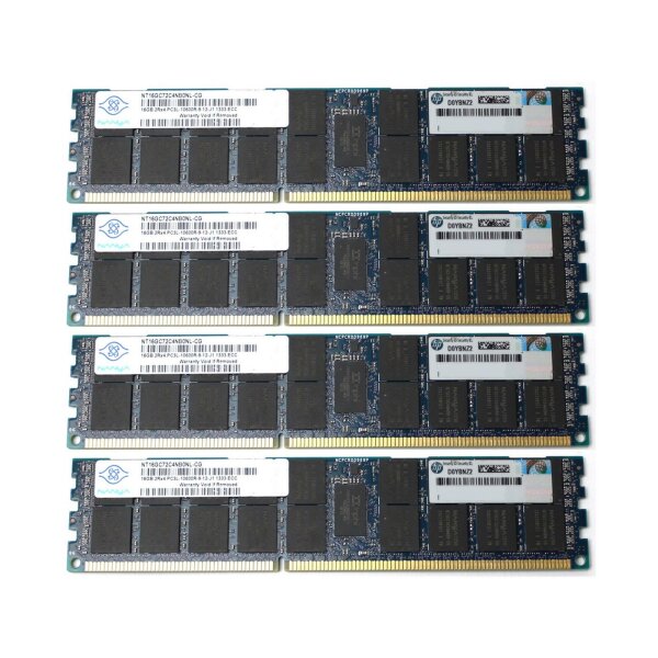 Nanya 64 GB (4x16GB) DDR3L-1333 reg PC3L-10600R NT16GC72C4NB0NL-CG   #324322