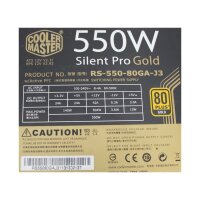 Cooler Master Silent Pro Gold ATX Netzteil 550 Watt 80+...