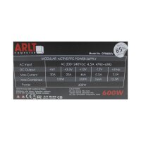 ARLT GPM600V ATX Netzteil 600 Watt teilmodular   #324612
