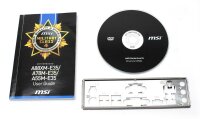 MSI A78M-E35 MS-7721 - Handbuch - Blende - Treiber CD...