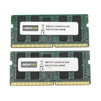 Memphis 16 GB (2x8GB) DDR4-2400 SO-DIMM ECC PC4-19200S...