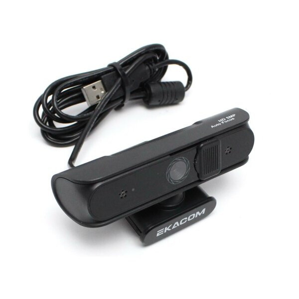 Exacom USB HD 5MP Webcam 1080P mit Stereo Mikrofon Auto Focus  #325875