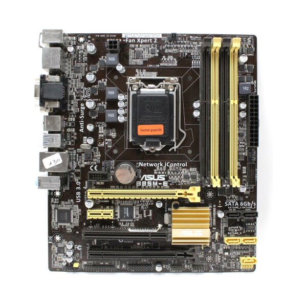 ASUS B85M-E Mainboard Micro-ATX Sockel 1150 TEILDEFEKT   #326102