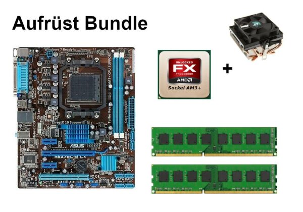 Bundle ASUS M5A78L-M LX + AMD FX-Prozessor + 8GB - 16GB RAM