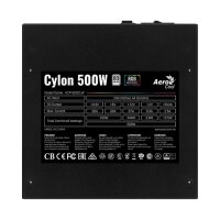 AeroCool Cylon RGB ACP-500CER ATX Netzteil 500 Watt 80+...