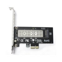 M.2-Adapter PCI Express Card > 1 x M.2 NVMe bis 2280...