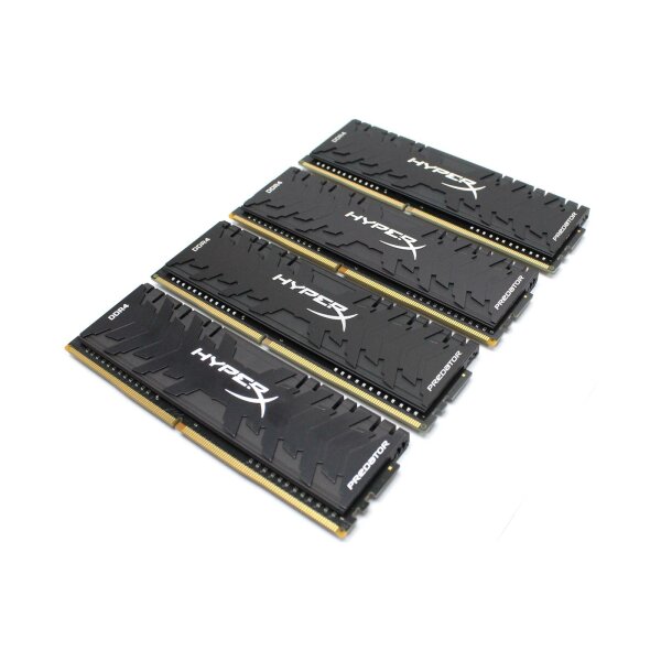 Kingston HyperX Predator 32 GB (4x8GB) DDR4 PC4-26666U HX433C16PB3K2/16  #328592