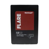Patriot Flare 60 GB 2,5 Zoll SATA PFL60GS25SSDR SSD...