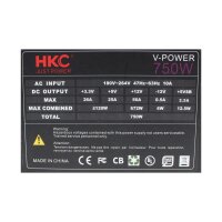 HKC V-Power 750W ATX Netzteil 750 Watt   #328917
