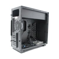 Sharkoon Pure Steel ATX PC-Gehäuse MidiTower USB 3.0 Glasfenster schwarz #329125