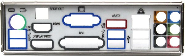 ASUS F1A75-V Evo - Blende - Slotblech - IO Shield   #329571