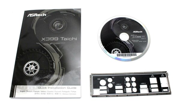 ASRock X399 Taichi - Handbuch - Blende - Treiber CD    #329588