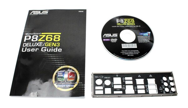 ASUS P8Z68 Deluxe/Gen3 - Handbuch - Blende - Treiber CD    #329589