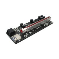 PCIe 1x auf 16x Riser Karte Adapter PCE164P-N09 Mining Bitcoin USB 6-Pin #329641