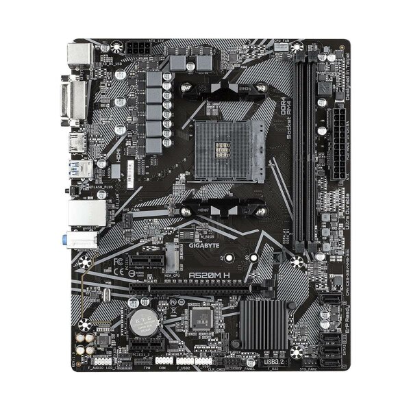 Gigabyte A520M H Rev.1.2 AMD A520 Mainboard MicroATX Sockel AM4   #329643