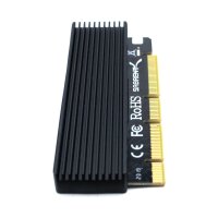 Sabrent NVMe M.2 M-Key 2280 SSM zu PCIe x16-Adapter mit Alu Kühlkörper #313119