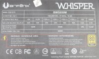 BitFenix Whisper M BWG850M ATX Netzteil 850 Watt 80+...