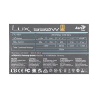AeroCool Lux 500W ACP-550LXD ATX Netzteil 550 Watt 80+...