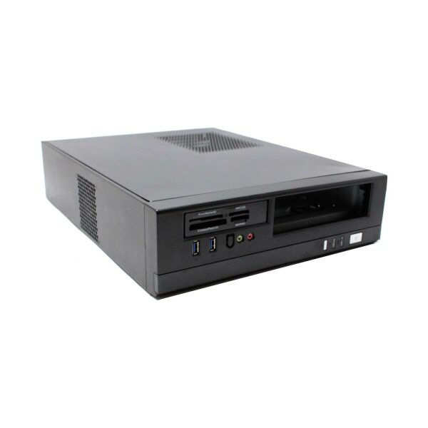 Micro-ATX PC-Gehäuse Desktop HTPC USB 3.0 schwarz   #324970