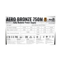 AeroCool Aero Bronze 750M ATX Netzteil 750 Watt modular 80+   #330185