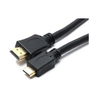 Kabel Mini-HDMI auf HDMI Typ C (19pin) zu HDMI Typ A...