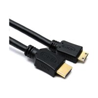 Kabel Mini-HDMI auf HDMI Typ C (19pin) zu HDMI Typ A (19pin) 2,0m  #330224