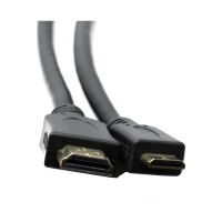 Kabel Mini-HDMI auf HDMI Typ C (19pin) zu HDMI Typ A (19pin) 2,0m  #330224